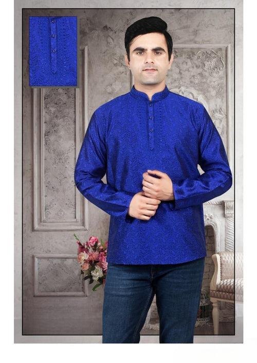 Men's Brocade Silk Kurta