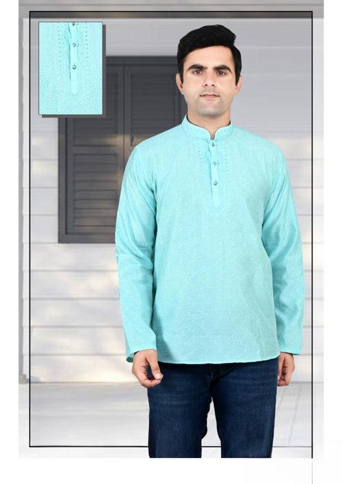 Men's Brocade Silk Kurta