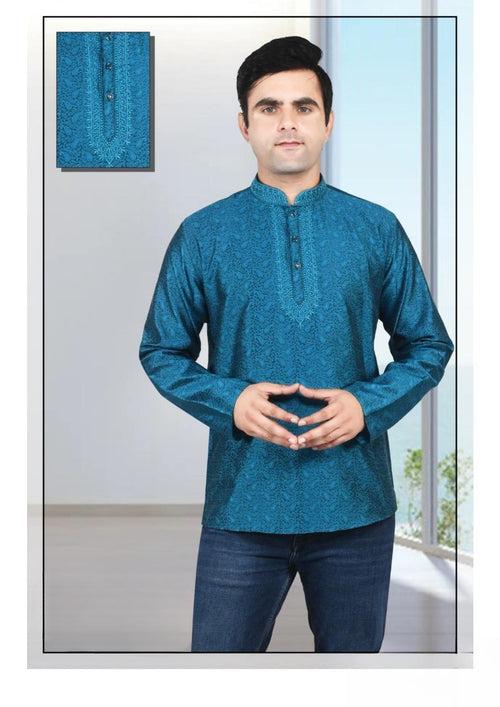 Men's Brocade Silk Kurta