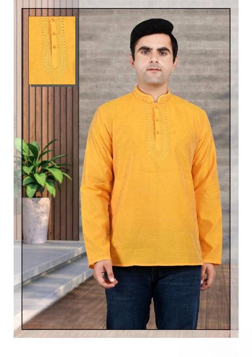 Men's Brocade Silk Kurta