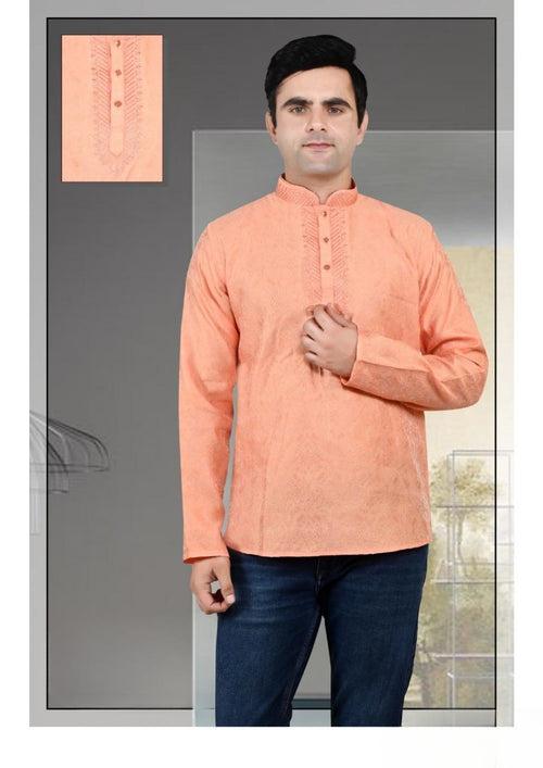 Men's Brocade Silk Kurta