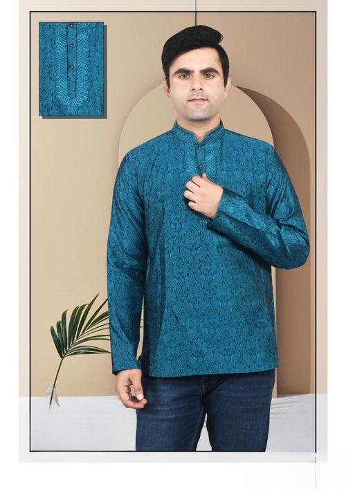 Men's Brocade Silk Kurta