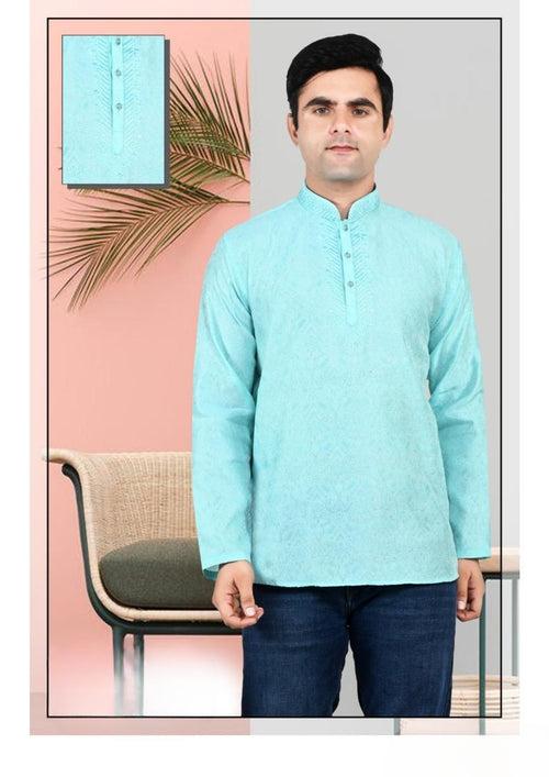 Men's Brocade Silk Kurta