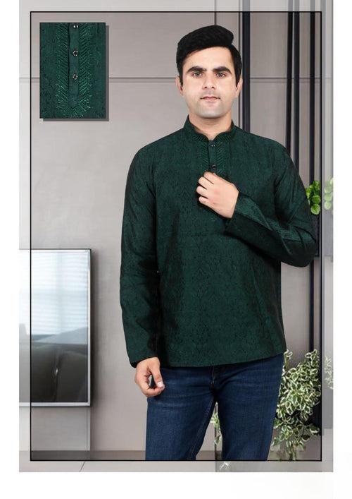 Men's Brocade Silk Kurta