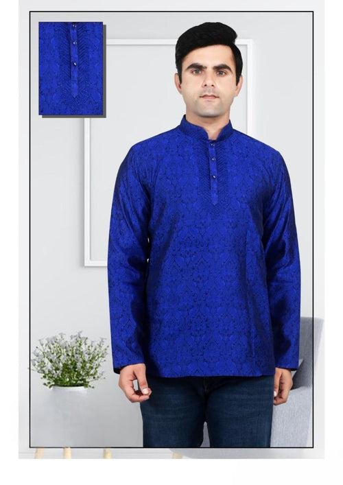 Men's Brocade Silk Kurta