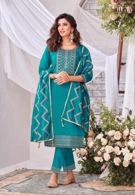 Kavya Silk Pakistani Suit