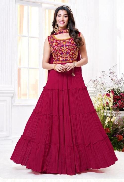 Georgette Gown Kameez