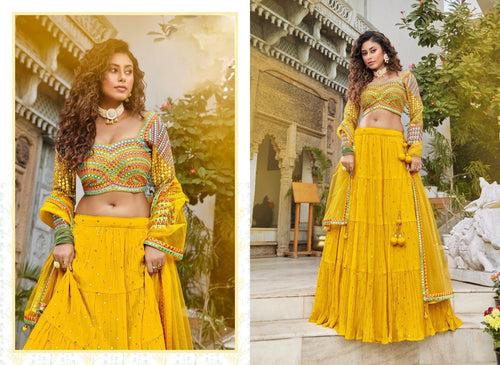 Georgette Readymade Lehenga