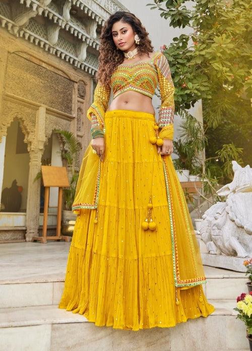 Georgette Readymade Lehenga