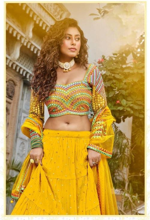 Georgette Readymade Lehenga