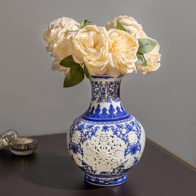 The Bosphorus Texture Decorative Ceramic Jar