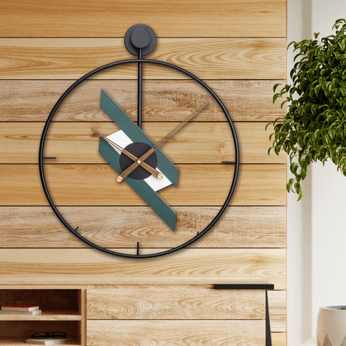 Circular Metal Infinity Wall Clock