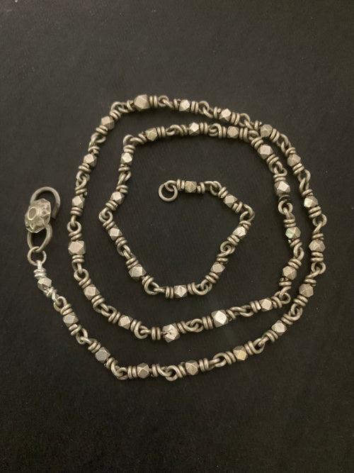 Vintage Handmade Silver Astapatti Chain