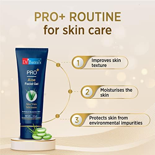 Dr Batra’s Pro+ Sun Block Cream SPF 50+ and Pro+ Aloevera Facial Gel -100 Gm