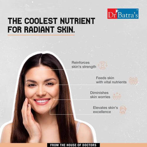 Dr Batra's Nutrigood Skin Gummies for Wrinkle-Free Ageless Skin | Pack of 60 Gummies