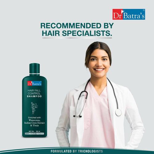 Dr Batra’s Hair Fall Control Shampoo with Natural Ingredients for Men & Women