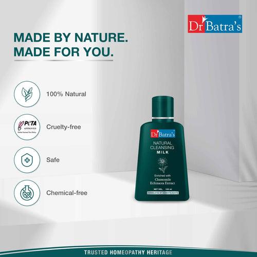 Dr Batra's Natural Cleansing Milk Enriched With Echinacea & Chamomile