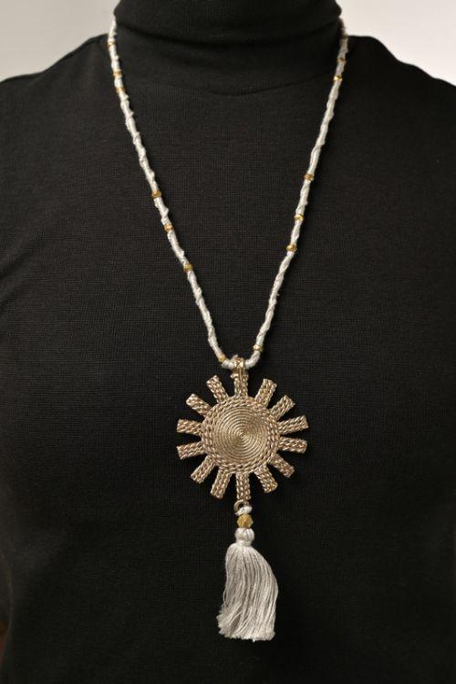 Miharu Suryakiran Brass Necklace