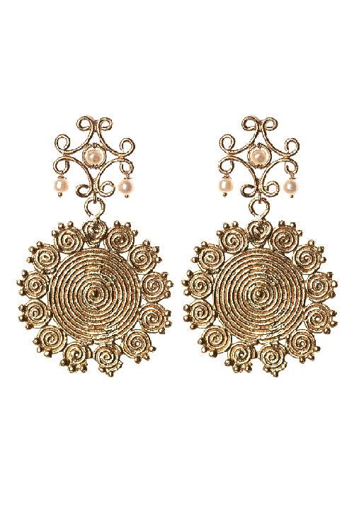 Miharu Apsara Statement Earrings