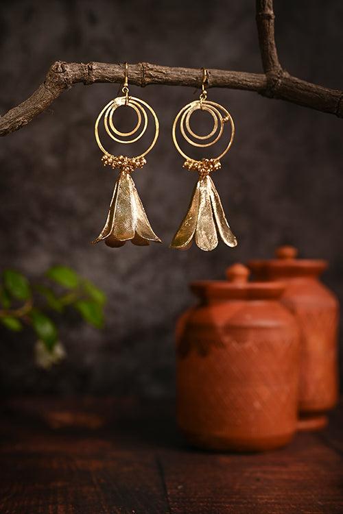 Miharu Statement Floral Earring DEr89