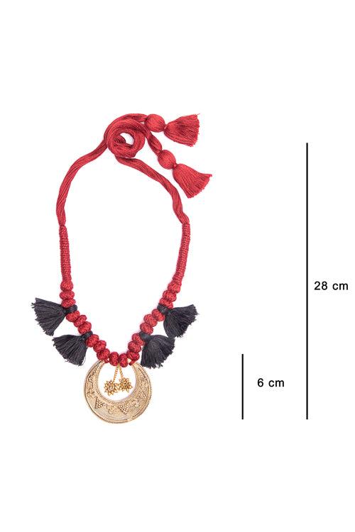 Dhokra Motif Necklace D91