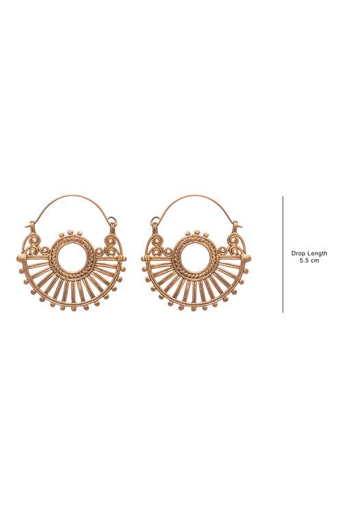 Dokra Geometric Bali Earrings DEr85