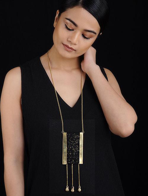 Black Gold Tone Necklace