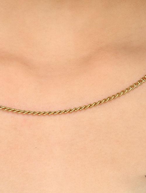 Black Gold Tone Necklace