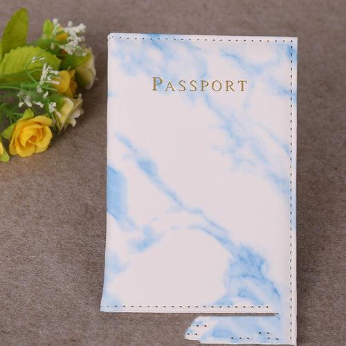 Ticket Clip Marbling Passport Cover