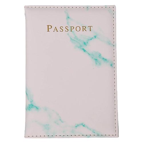 Marbling passport cover