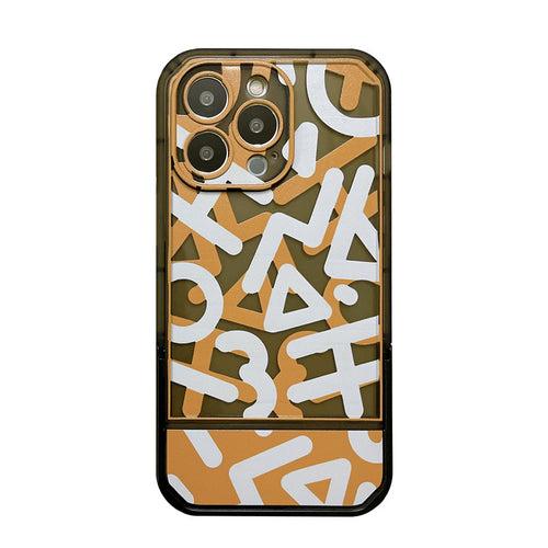 Graffiti English Silicone Phone Case Cover