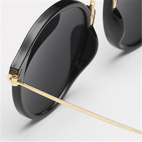 RBROVO Fashion Retro Sunglasses Men Brand Designer Oval Glasses for Men/Women Vintage Men Sunglasses Luxury Mirror Oculos De Sol