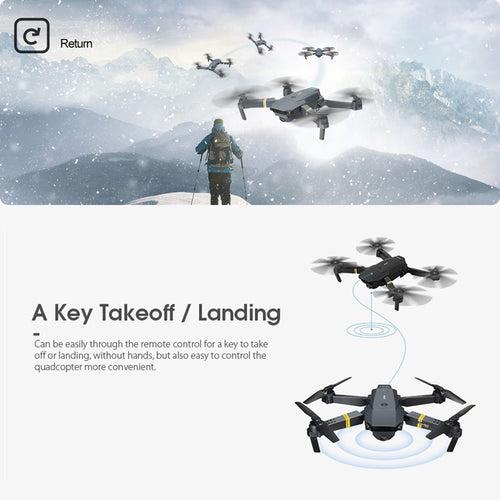 Eachine E58 WIFI FPV With Wide Angle HD 1080P/720P/480P Camera Hight Hold Mode Foldable Arm RC Quadcopter Drone X Pro RTF Dron