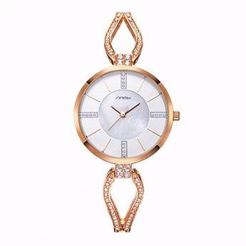 SINOBI Luxury Brand Women Watches Diamond Bracelet Watch Women Elegant Ladies Girls Quartz Wristwatch Female Dress Watches Gift