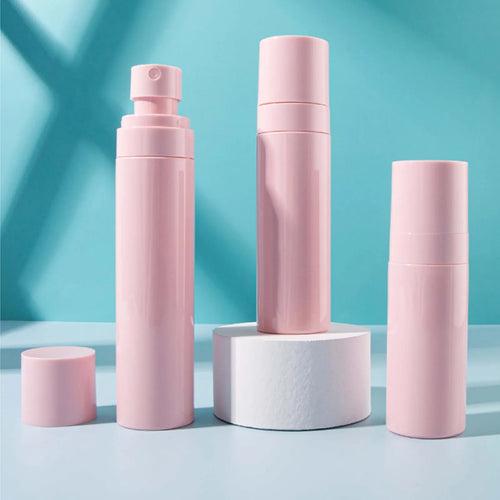 60/80/100ml Spray Bottle Pink Empty Refillable Bottle Travel Portable Cosmetic Liquid Container Perfume Sub-Bottling Pump Bottle