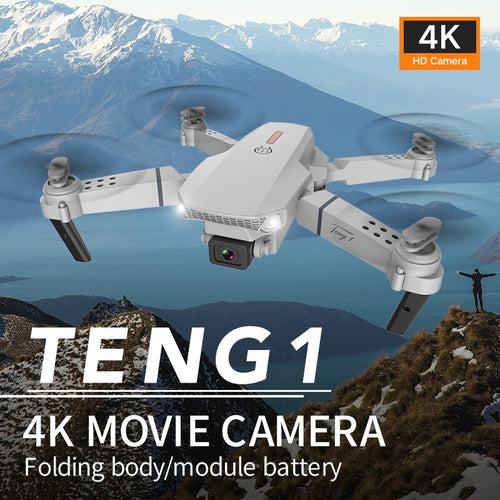 2023 New WIFI FPV Drone Camera 4K 1080P Height Hold RC Foldable Quadcopter Drones Kid Gift Toys Dron Mini Drone Dual Camera