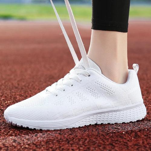 Sneakers Women Shoes Fashion Vulcanize Chunky Sneakers Flat Ladies Shoes Walking Women's Sneakers Plus Size Mujer Shoes Woman