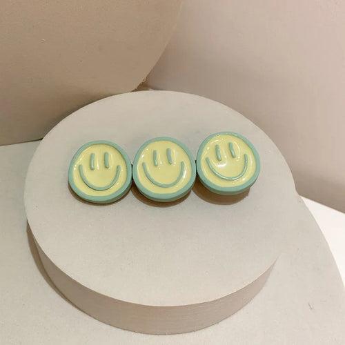 Korean Trend Hair Accessories Sweet and Cute Girl Heart Candy Color Smiley Simple Bangs Clip Duck Mouth Clip