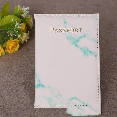 Ticket Clip Marbling Passport Cover