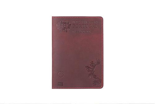 Head Layer Cowhide Passport Protective Cover Document Clip