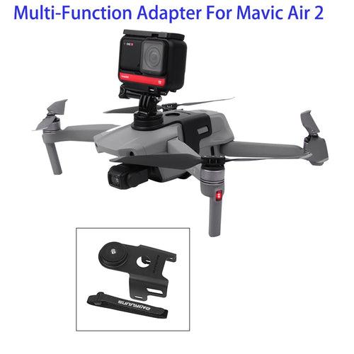 Drone Sports Camera Fill Light Holder Bracket Aadpter For DJI Mavic Air 2 Parts For GoPro Insta360 Osmo Action Cameras Holders