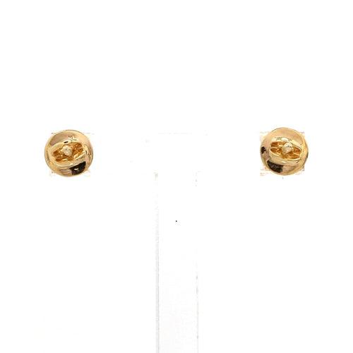 18K Yellow Gold Earrings with Natural Fancy Intense Yellow Diamonds JL AU E 101