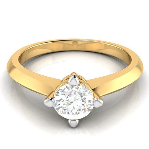 30-Pointer Solitaire 18K Yellow Gold Ring JL AU G 121Y-A