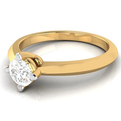 30-Pointer Solitaire 18K Yellow Gold Ring JL AU G 121Y-A