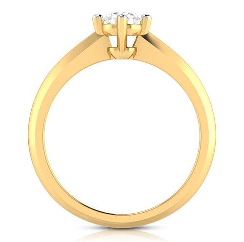 30-Pointer Solitaire 18K Yellow Gold Ring JL AU G 121Y-A