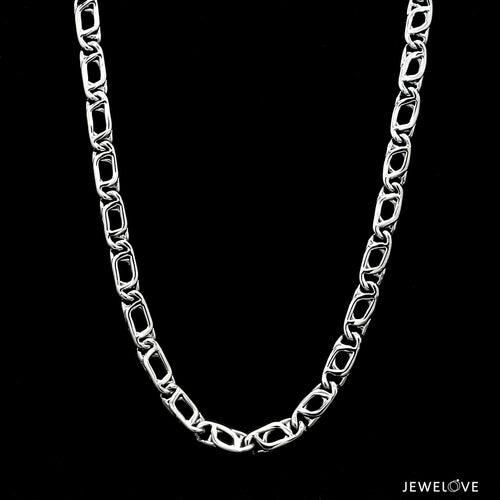 4.5mm Designer Linked Platinum Chain for Men JL PT CH 1277