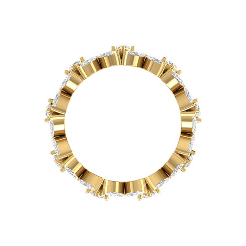 Designer 18K Yellow Gold Diamond Ring for Women JL AU RD RN 9292Y