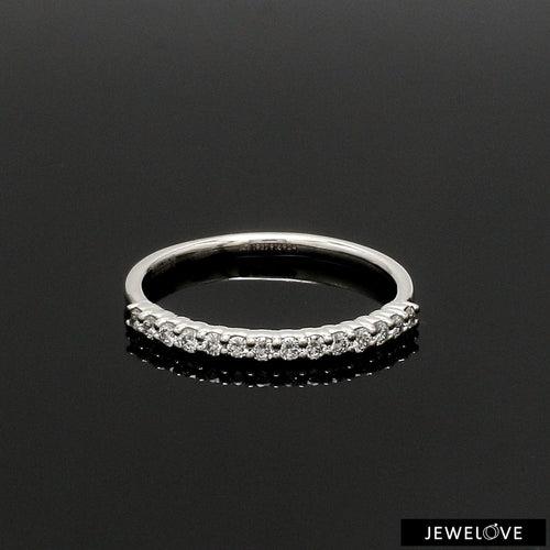 Half Eternity Diamond Ring in Platinum JL PT 1363