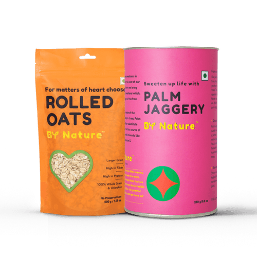 Rolled Oats and Palm Jaggery Combo