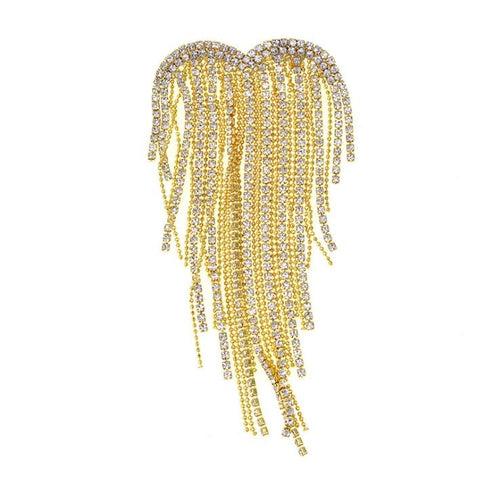 Gold Tassel Brooch